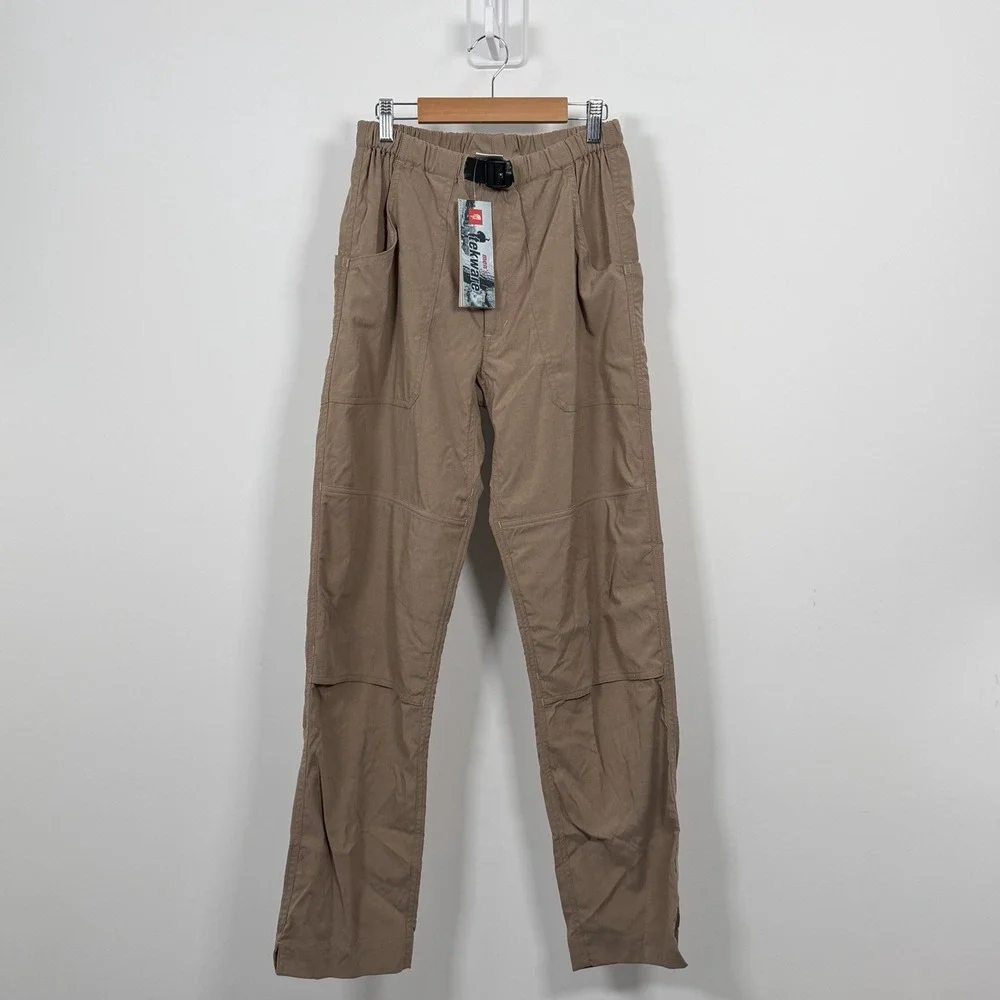 The North Face Tekware Pants Mens Medium Khaki Cordura Utility Double Knee NWT